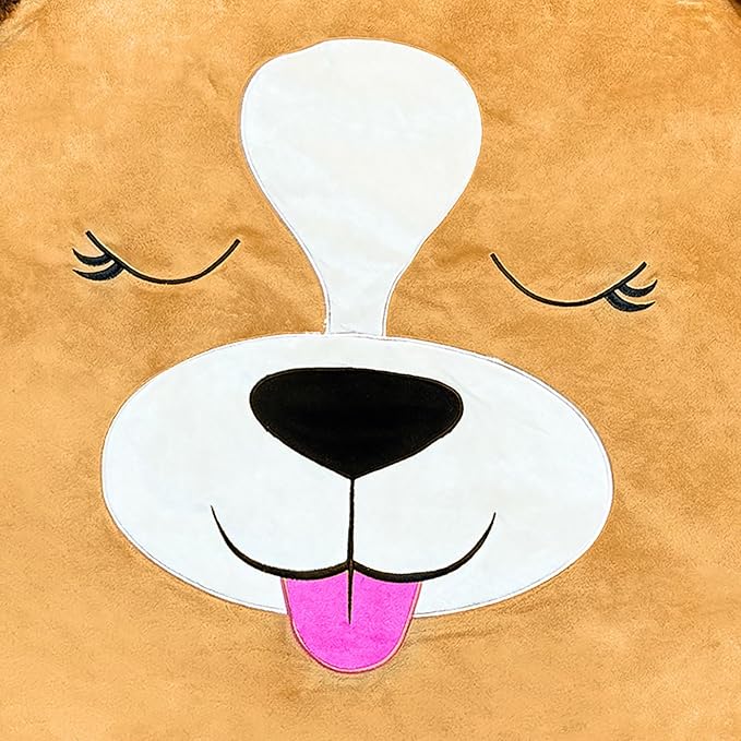 Happy Nappers Pet Bed in A Box Slipcover: Biscuit The Beige Dog - Small - 24x18 Character Bed Case, Stuff & Fill with Your Scent-Pillows-Clothes