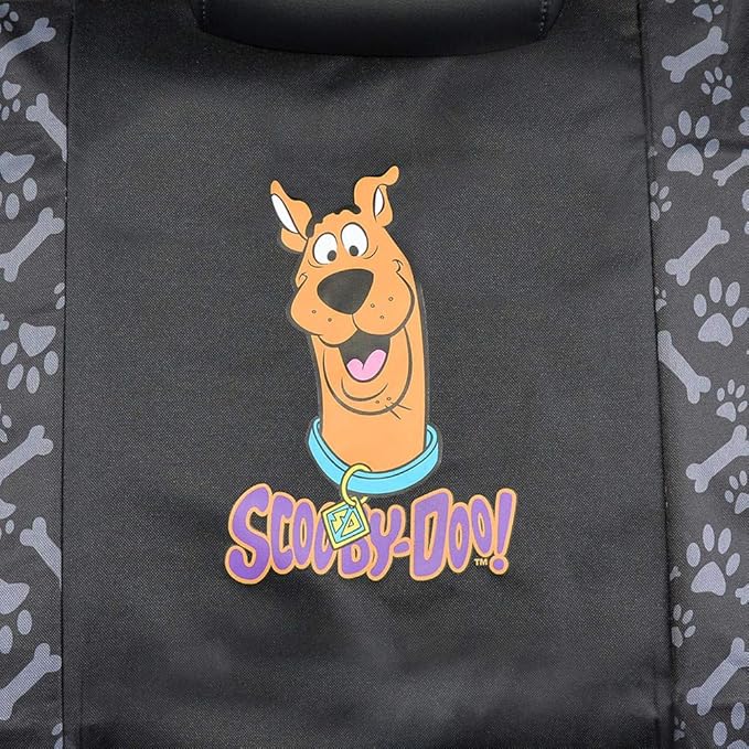 Warner Bros Scooby Doo Rear Back Seat Bench Pet Seat Cover for Cars SUVs Trucks Sedans, Waterproof Heavy Duty Durable Universal Fit Automotive Protection for Dogs Puppy Cats Travel Companions Washable