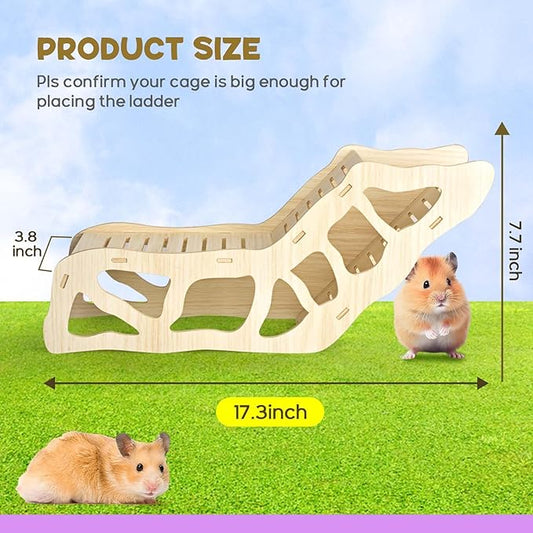 Hamster Tunnel Hideout Climbing Ladder for Burying in Hamster Bedding or Connecting with Hamsters Nut Stuff Hamsters Cage Accessories