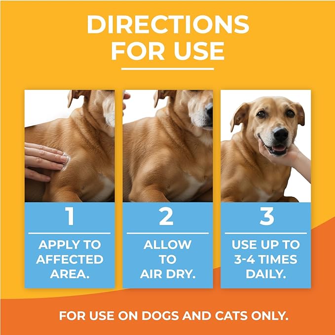 Paw Science Anti-Itch Hydrocortisone Moisturizing Lotion for Dogs & Cats – Hot Spot Treatment, Dog Itching Skin Relief, Itchy Hotspots Cream, Medicated Ointment for Irritation & Rash