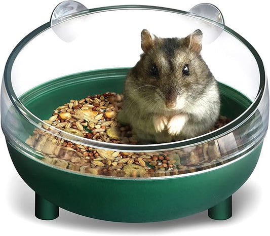 Hamster Bathtub,Small Animals Bathroom,Hamster Sand Bath Container,Hamsters Toilet for Dwarf Hamsters,Gerbils,mice,or Small Animals Food Bowl