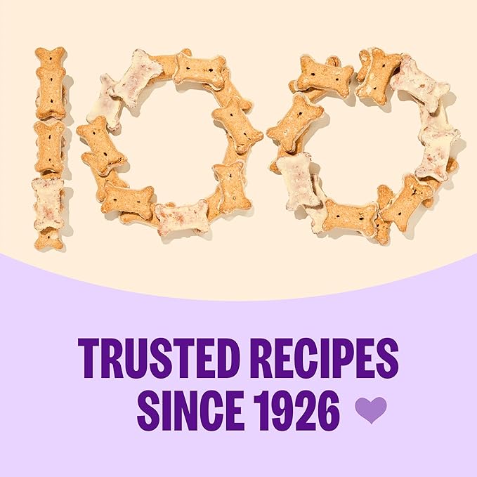 Wellness Old Mother Hubbard Classic P-Nuttier Dog Biscuits, Natural Training Treats, Peanut Butter Flavor, Mini Size, 20 lb Box