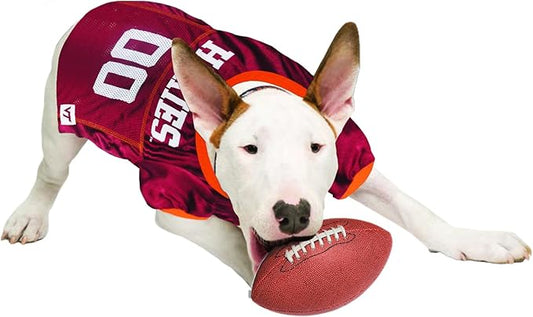 NCAA College Virginia Tech Hokies Mesh Jersey for Dogs & Cats, XX-Large. Licensed Big Dog Jersey with Your Favorite Football/Basketball College Team (Pack of 2)