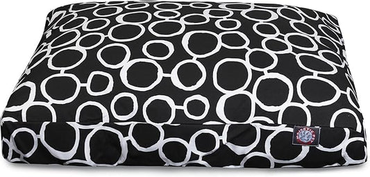 Majestic Pet Fusion Black Large Rectangle Pet Bed