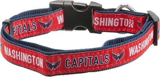 Pets First NHL Collar for Dogs & Cats. Adjustable, Cute, & Stylish! The Ultimate Hockey Fan Collar!