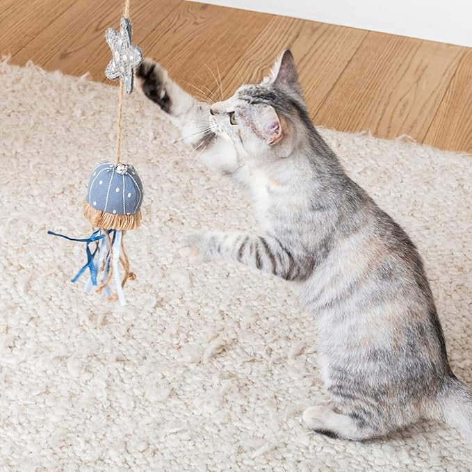 Fringe Studio Ready for This Jelly? Earth Friendly Teaser Cat Toys, PetShop Collection (732011)