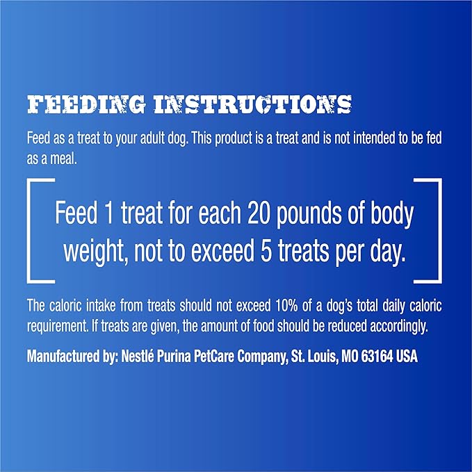 Purina T-Bonz Porterhouse Flavor Steak Shaped Treats for Dogs