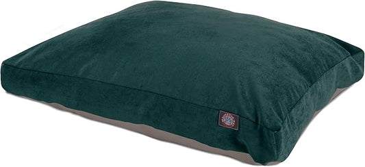 Majestic Pet Villa Rectangle Dog Bed Washable – Non Slip Comfy Pet Bed – Crate Bed with Removable Washable Cover – Kennel Bed for Sleeping, Polyester Fiber, X-Large, Marine