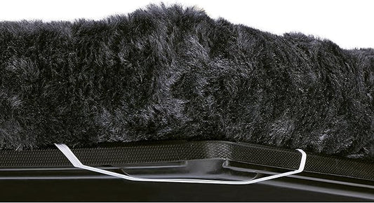 MidWest Homes for Pets QuietTime Dog Bed – Gray Faux Fur Bolster, Ultra-Soft and Machine Washable, Fits 24-Inch Crates and Carriers, for Small Breed Dogs