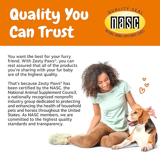 Zesty Paws Probiotics for Dogs - Digestive Enzymes for Gut Flora, Digestive Health, Diarrhea & Bowel Support - Clinically Studied DE111 - Dog Supplement Soft Chew for Pet Immune System - Pumpkin, 90ct