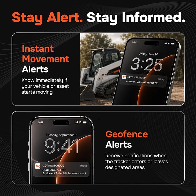 GPS Tracker for Vehicles, No Subscription, No Monthly Fee | Up to 1-Year Battery, IP67, Real-Time Location, Speeding Monitoring, Route History, Geofence