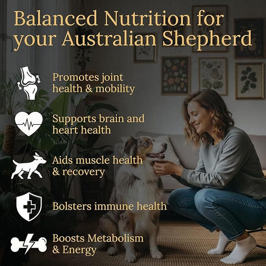 Australian Shepherd Multivitamins, 90 Count, Made in the USA with Real Bacon
