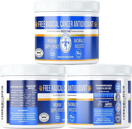 Detox Antioxidant for Better Dog Health. Chemical Free Natural and Organic Free Radical Inhibitor that Helps Maintain You Fur Persons Better Health, Pet Nutritionist Developed Prevention