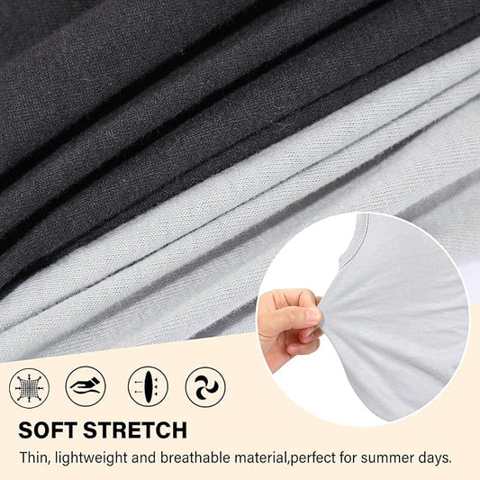 2-Pack Dog Shirts Summer Dog Clothes for Small Medium Dogs Boy, Teacup, Chihuahua, Yorkie, Pug and Cats, Solid Color Pet Tshirts Puppy Clothes, Small, Black+ Grey