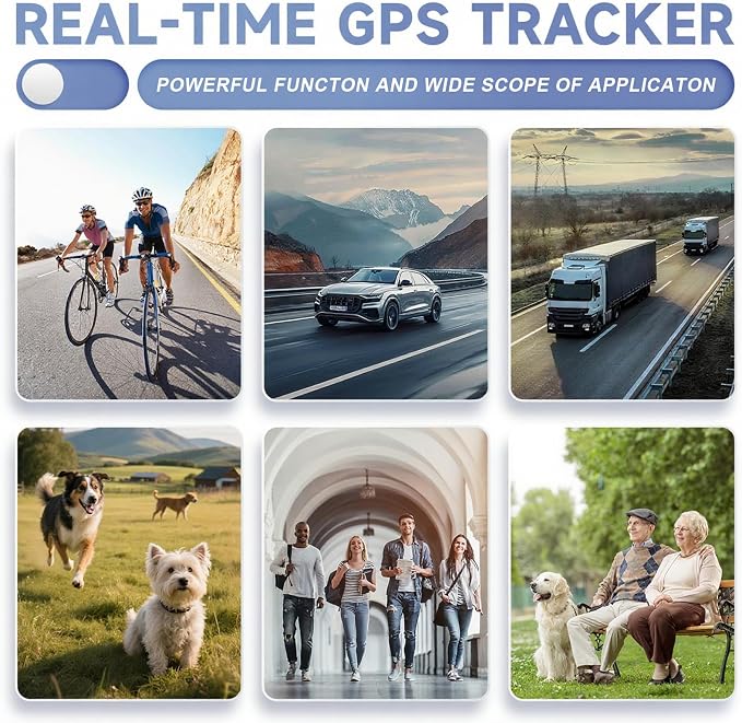 0.8 inch!Hidden Mini GPS Tracker for Vehicles Portable Real Time Magnetic Tracking Device Car Full Global Coverage Location Kids Dogs Trucks Person No Subscription Required Monthly Fee (1, Ultra mini)