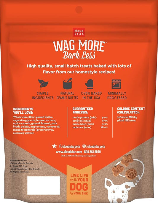 Cloud Star WagCloud Star Wag More Bark Less Original Soft & Chewy Dog Treats, Corn & Soy Free, Baked in USA More Bark Less Original Soft & Chewy Dog Treats