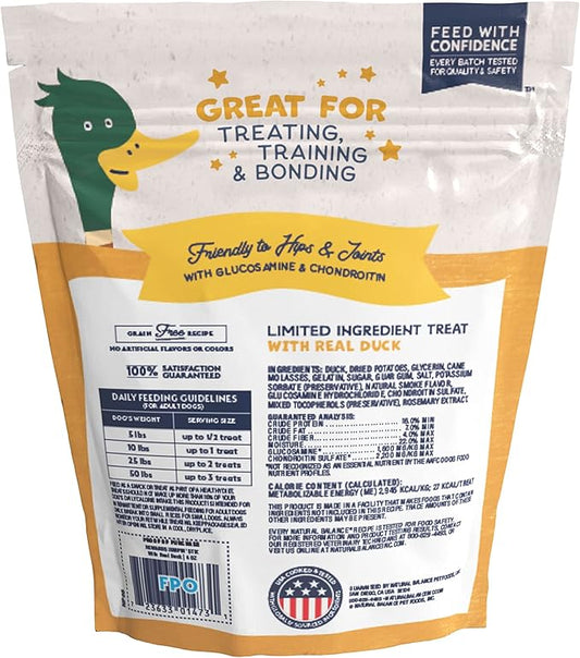 Natural Balance Limited Ingredient Rewards Jumpin' Stix, Grain-Free Dog Treats for Adult Dogs of All Breeds, Duck Recipe, 4 Ounce (Pack of 1)