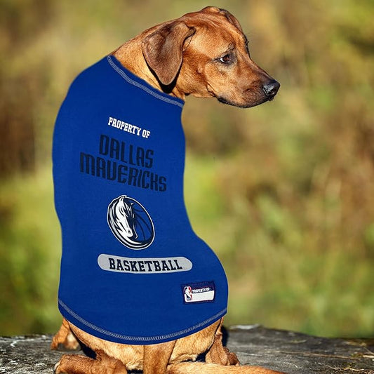 Pets First NBA Licensed Hoodies & T-Shirt for Dogs & Cats, Dallas Mavericks, Small
