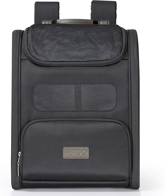 Traveler's Choice Argo Tails of The Trail Pet Backpack Carrier, Black