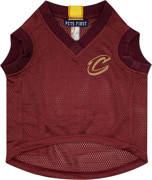 Pets First NBA CLEVELAND CAVALIERS DOG Jersey, Medium - Tank Top Basketball Pet Jersey