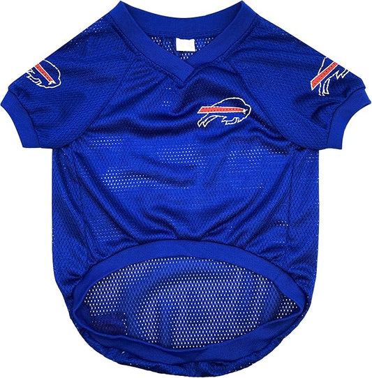Pets First NFL Buffalo Bills Raglan Jersey Bills Mafia - Size Large. Cutest Football Jersey for Dogs & Cats
