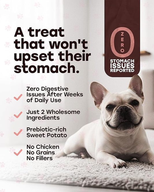 Wild Catch Treats – Freeze Dried Salmon & Sweet Potato Dog Treats – Single Protein, 43% Protein, 3% Omega-3 – Raw Training Treats & Meal Topper – Grain Free – 5.5 oz (300 Count)