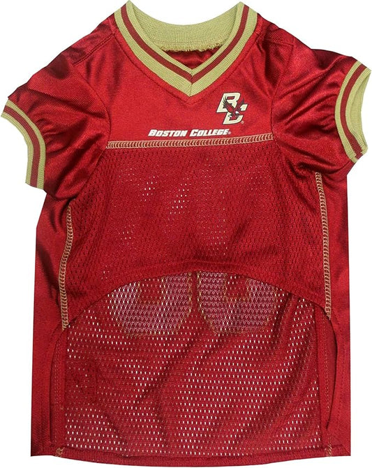 Pets First NCAA College Boston College Eagles Mesh Jersey for DOGS & CATS, X-Small.Licensed Dog Jersey with your Favorite Football/Basketball College Team