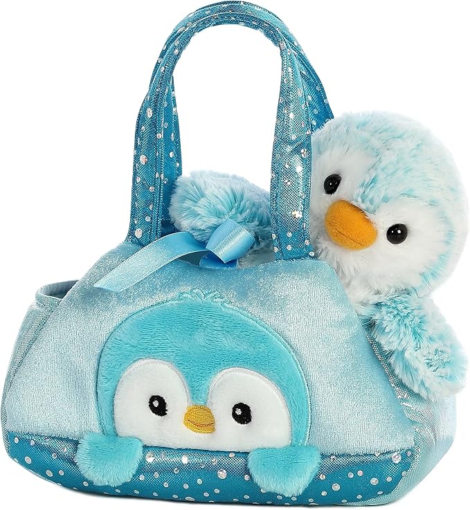Aurora - Pet Carrier - 7" Pom Pom Blue Carrier