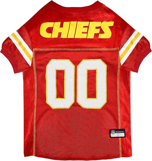 NFL Kansas City Chiefs Dog Jersey - Medium, Football Jersey Costume for Dogs