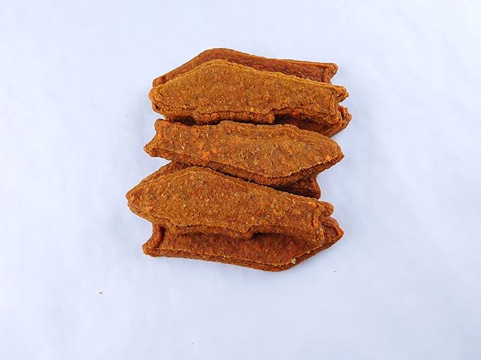 Carolina Prime Pet 45111 Salmon and Sweet Tater Fillets Treat for Dogs, 5 oz Pouch (Pack of 2)
