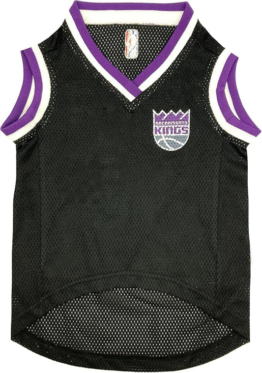 Pets First NBA Sacramento Kings Mesh Dog Jersey, Medium