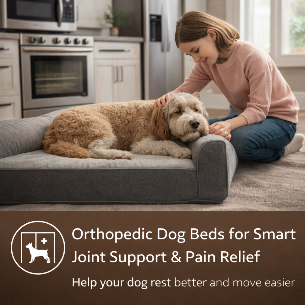 orthopedic dog bed memory foam dog bed joint support dog bed large dog bed washable pet bed