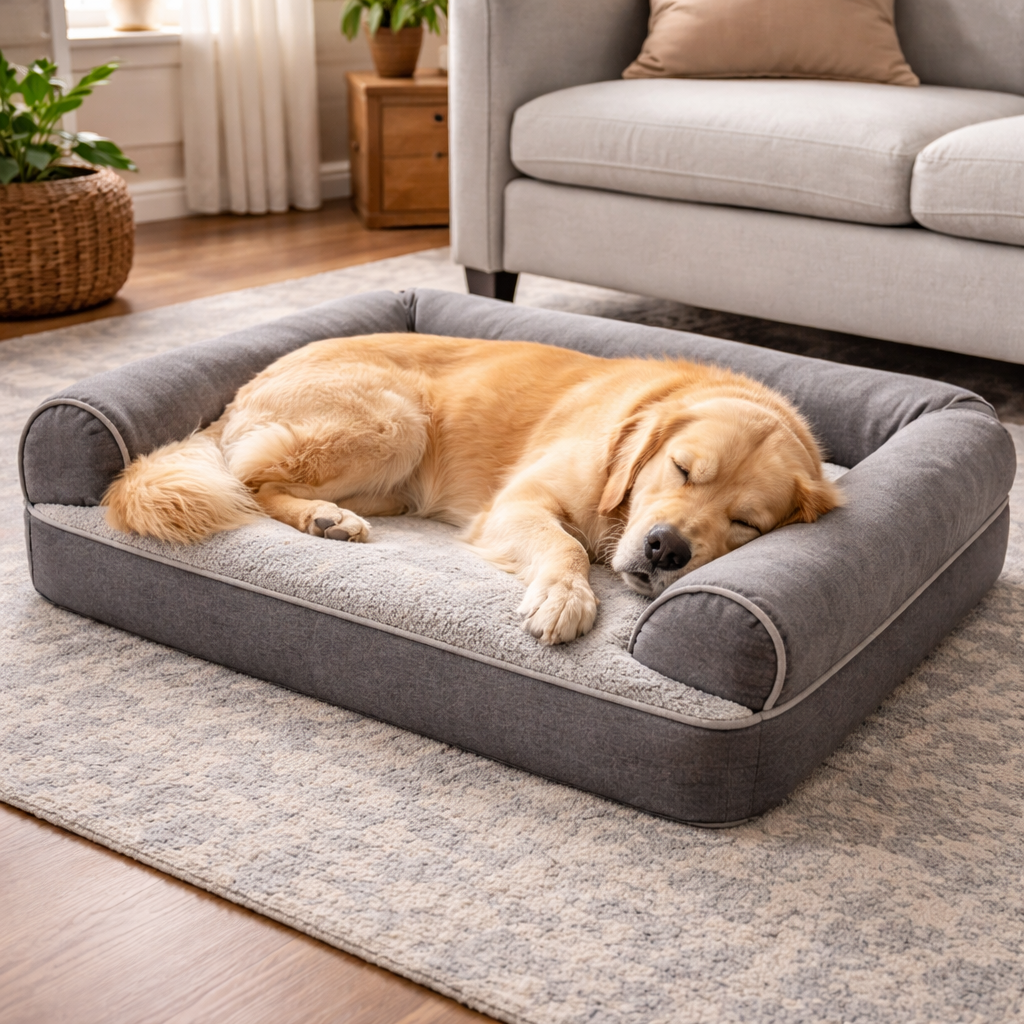 dog bed orthopedic pet bed calming pet bed washable dog bed comfortable pet sleeping bed