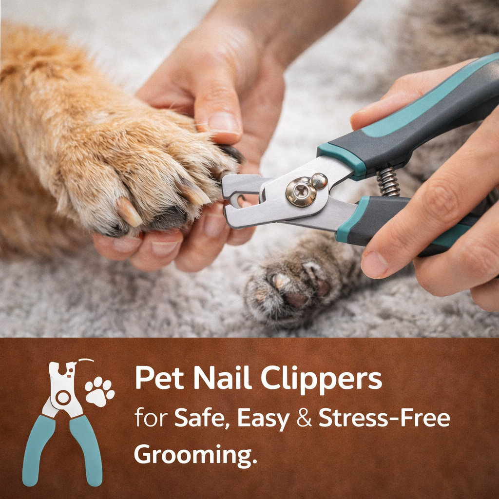 pet nail clippers dog cat nail trimmer safe grooming tool stainless steel blade pet care tool