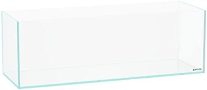 LANDEN Aquarium Long 5.8 Gallon Ultra Clear Glass Rimless Fish Tank 60LG