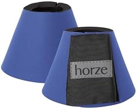 HORZE Pro Overreach Bell Boots for Horses, Neoprene Pair Horse Bell Boots