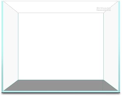 LYPHARD AQUARIUMS 2.5 Gallon Rimless Aquarium Tank, Ultra Clear Low Iron Nano Fish Tank for Betta Shrimp, L11.8×W5.5×H9.8 Glass Thickness 5mm with EVA Foam Leveling Mat