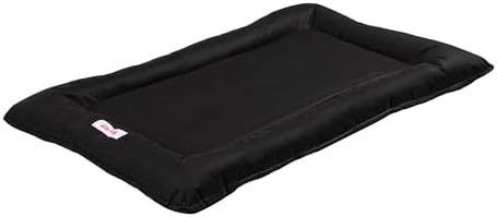 DBD3004E-M Archie 29.5" x 22.5" Traditional Oxford Waterproof Indoor/Outdoor Hand-Washable Memory Foam Camping Pet Bed, Ink