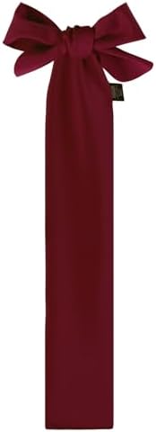 Harrison Howard Stretchy Tail Bag Breathable Horse Tail Guard Slip on Design Protect Horse Tail 2 Strand Closure Straps Keep Tail Clean & Protected 22" L Length Makes Grooming Easy-Burgundy