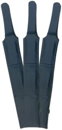 RESISTANCE Spandex Horse Tail Bag Only for Horses - 23"x10" Ties, Nylon Material - to Keep The Horse Tail Clean and Protected - Black (Pack of 3)