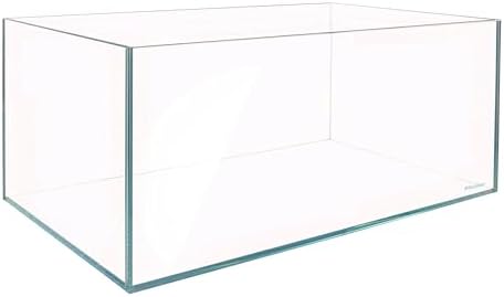Allcolor Low Iron Glass Ultra Clear Rimless Aquarium Tank (34Gal)