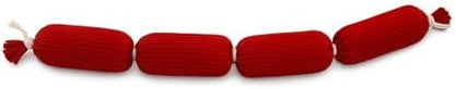 Lokum Handmade Plush Sausage Dog Toy – Squeaky-Free, 100% Organic Fabric, Soft & Quiet Toy for Small and Medium Dogs