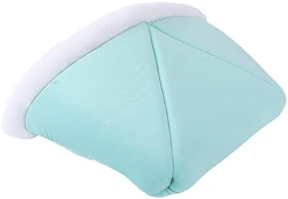 Zerodis Plush Cat Sleeping Bag Semi Closed Fluffy Cat Bed Washable Pet Bed for Small Pets Kittens (Litter-Mint Green)