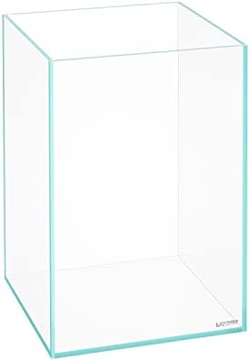 LANDEN Aquarium Tall 5.5 Gallon Ultra Clear Glass Rimless Fish Tank 25T