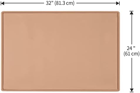 Silicone Dog Food Mat Waterproof Pet Feeding Tray for Large Dogs