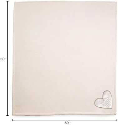 Pavilion Gift Company - The Comfort Blanket 19527 Soft Blanket Mr & Mrs Thick Warm Royal Plush Throw Blanket