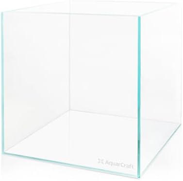 4.1 Gallon Rimless Aquarium, Ultra Clear Low Iron Cube Tank