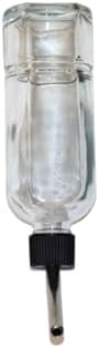 Lixit® Chew Proof Flat Sided Water Bottles for Rabbits, Ferrets, Rats, Birds, Hamsters, Guinea Pigs, Chinchillas Gerbils and Other Small Animals - Made in USA (Clear, 6 Ounce)