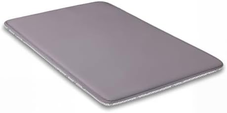 Dog Crate Pad Mat, Waterproof Wipeable Kennel Bed, 23x17, Graphite Grey