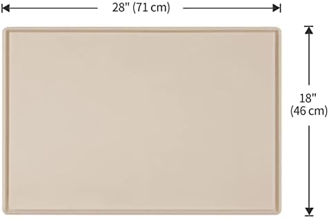 Silicone Dog Food Mat Waterproof Pet Feeding Tray for Medium and Large Dogs